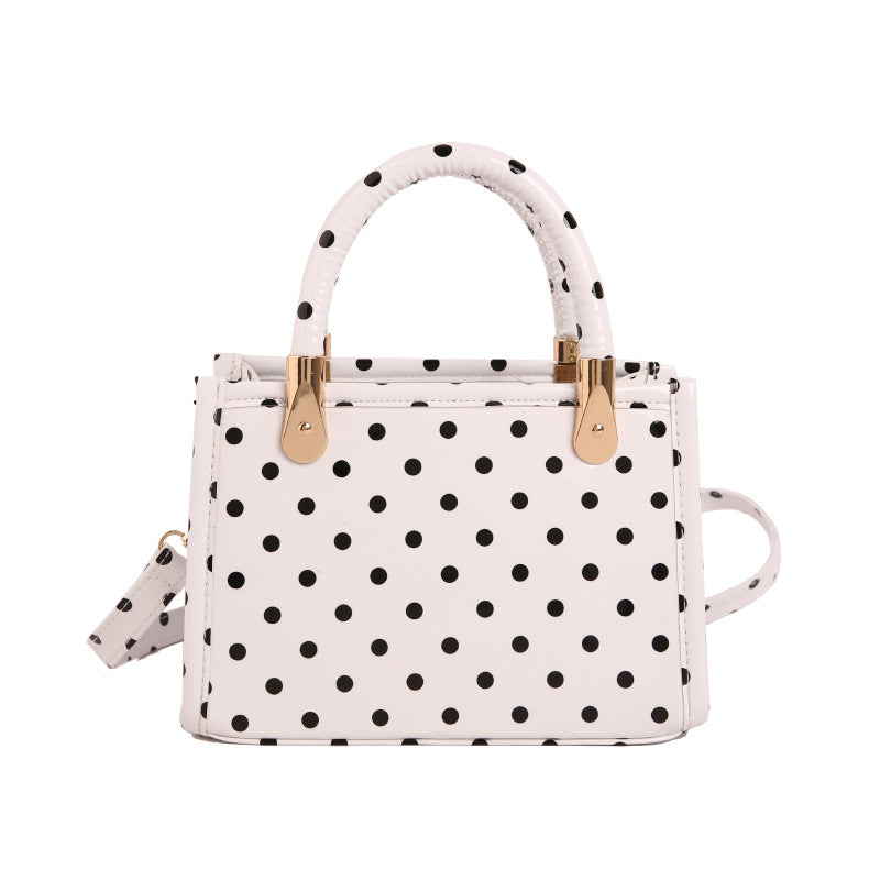 WoChic Polka Dot Handheld Satchel Bag Stornfield
