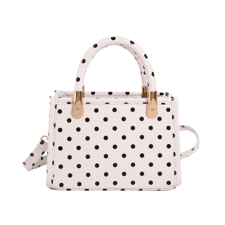WoChic Polka Dot Handheld Satchel Bag Stornfield