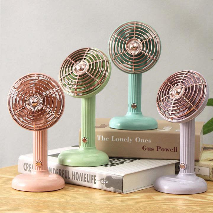 Ladies Portable Table Fan in Retro Style Stornfield