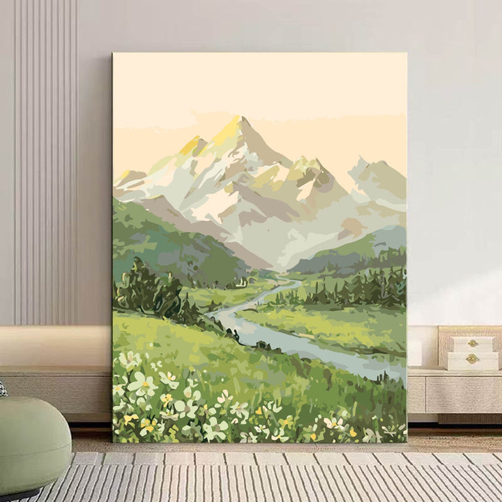 Scenic Mountain Landscape Canvas Art Stornfield 1785768018