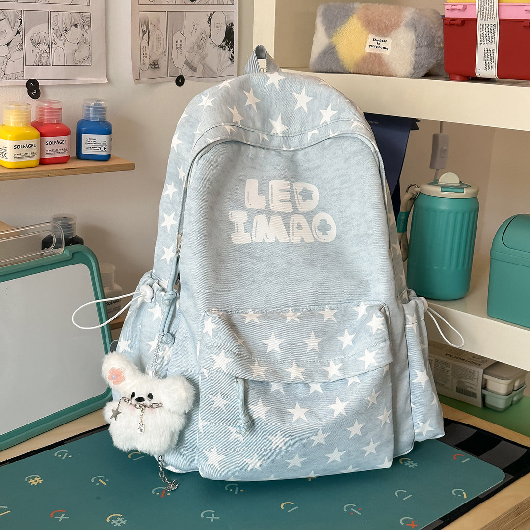 Fun Starry Patterned Backpack Stornfield