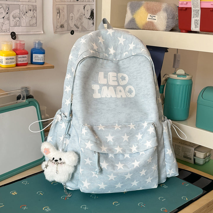 Fun Starry Patterned Backpack Stornfield