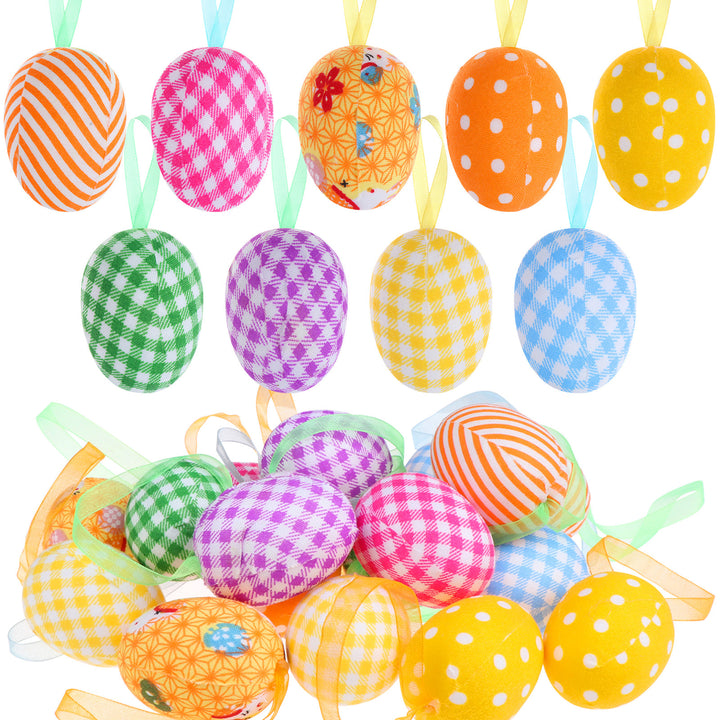 Decorative Spring-Inspired Fabric Easter Eggs Stornfield
