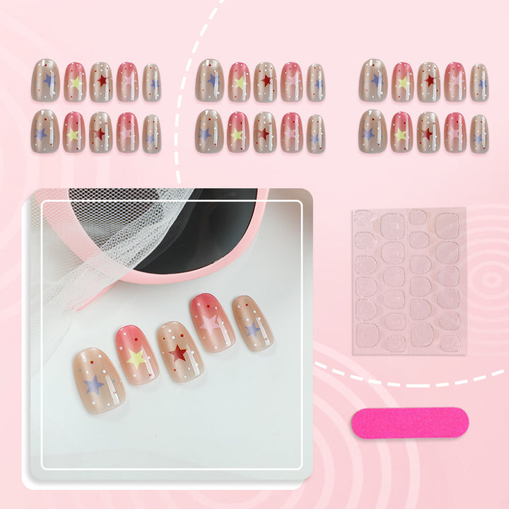 Decorative Press-On Nail Art Set 1790738609