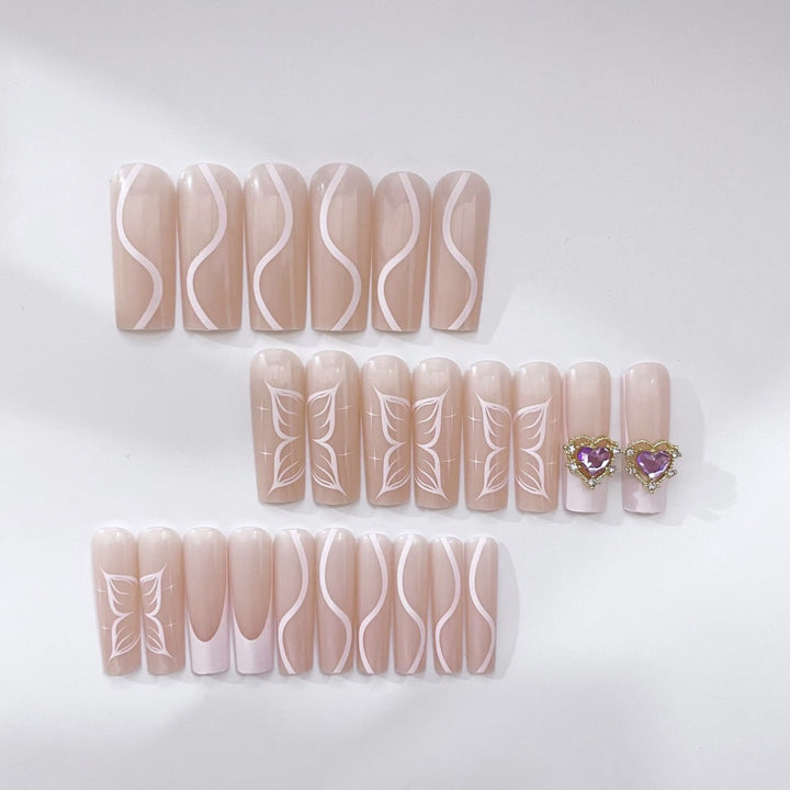 Ornate Floral Nail Extensions Stornfield
