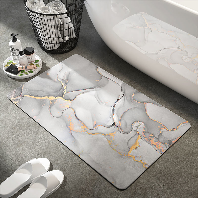 Artistic Abstract Bath Mat