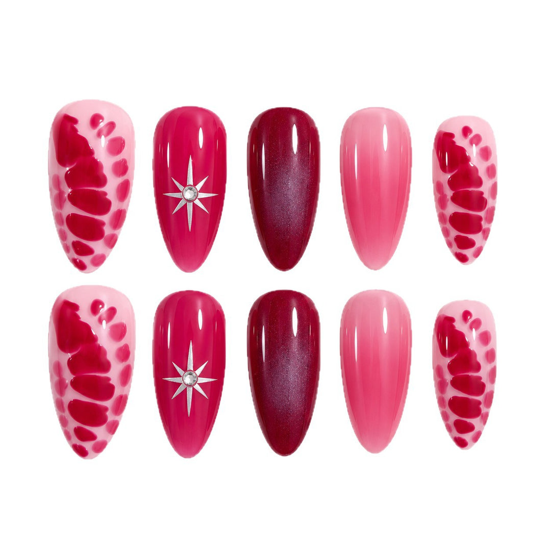 Elegant Stiletto Nail Art Extensions