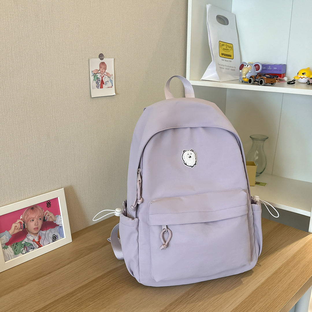 Casual Lightweight Backpack with Cute Character Charm Stornfield