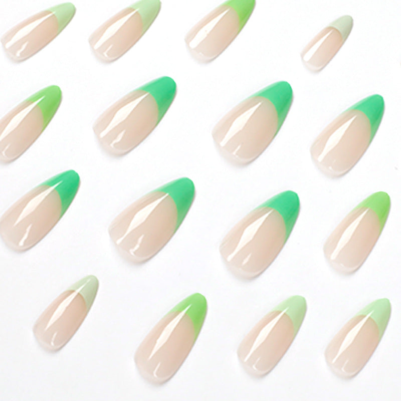 Artful nail extensions with trendy ombre color Stornfield
