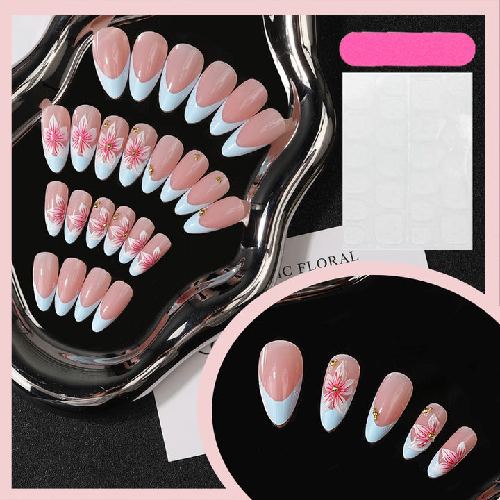 Floral Art Design Press-On Nail Set Stornfield