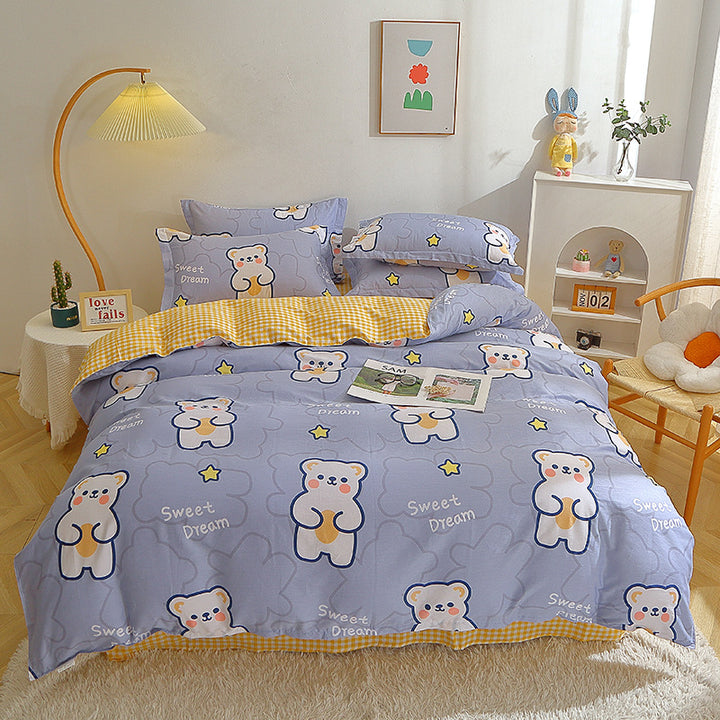 Checked Pattern Bedding Set