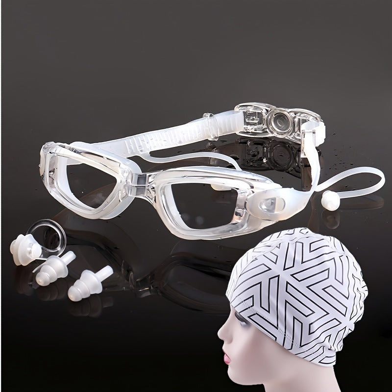 Swimming Sports Set with Ergonomic Swimming Goggles and Stylish Swim Cap Stornfield