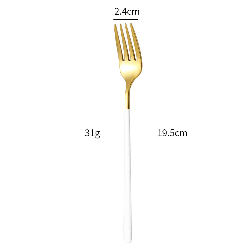 Elegant stainless steel dining fork with ergonomic handle Stornfield