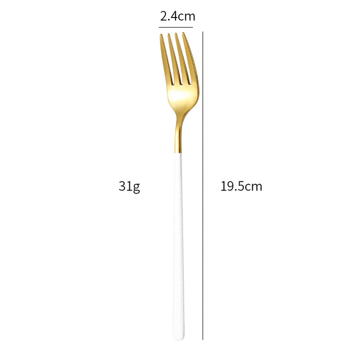 Elegant stainless steel dining fork with ergonomic handle Stornfield