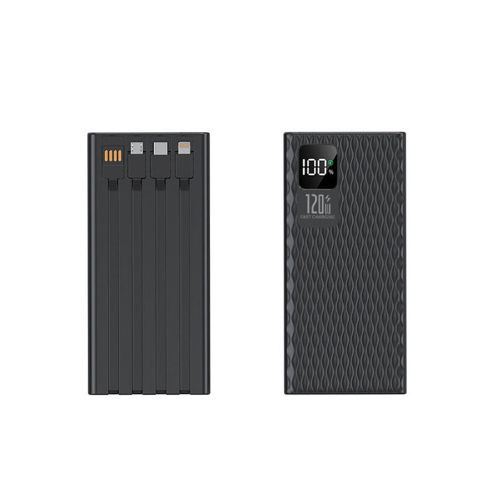High-performance power bank with integrated fast charging ports and LCD display Stornfield