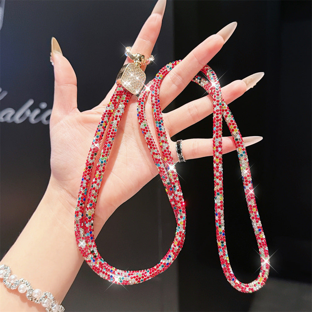 Rhinestone-Embellished Eyewear Lanyard Stornfield