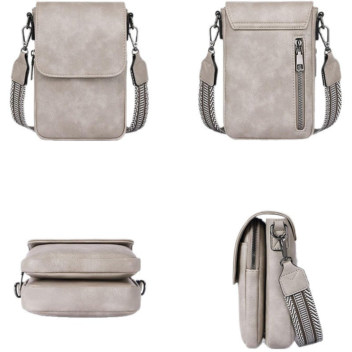 Fashionable shoulder bag with colorful adjustable shoulder strap Stornfield