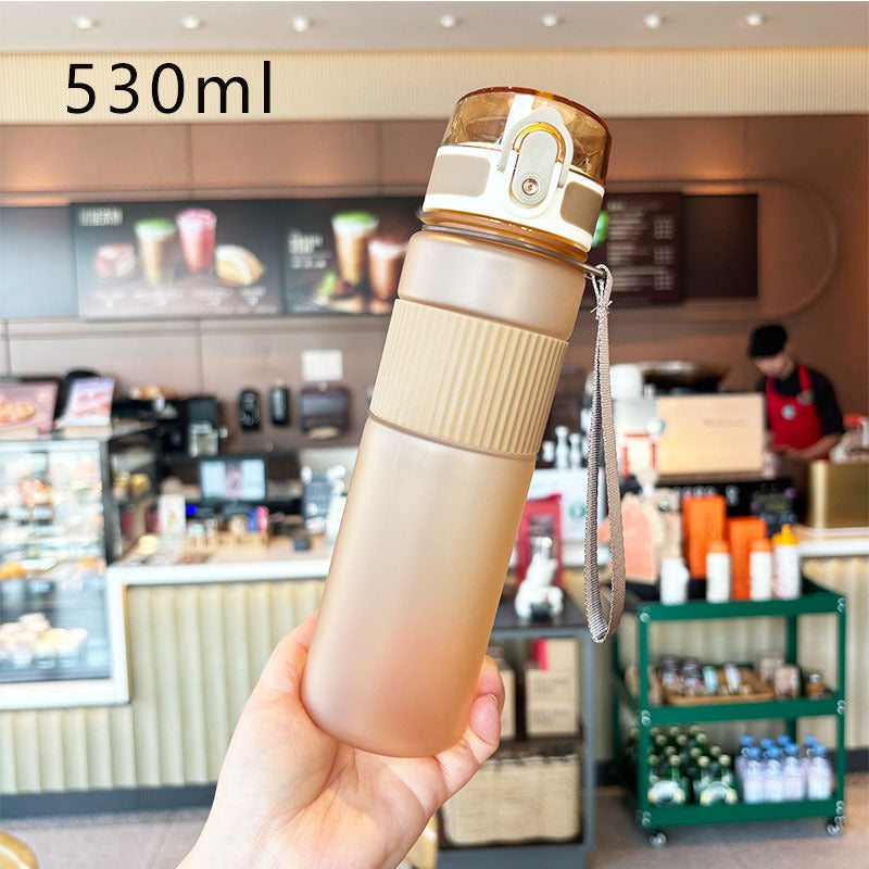 Ladies practical and leak-proof drinking bottle with integrated carrying strap Stornfield