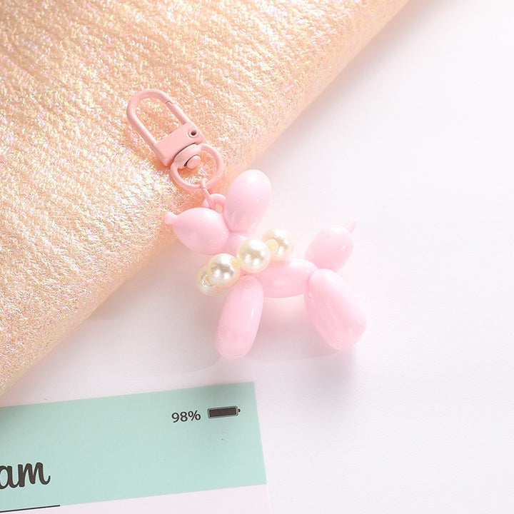 Playful keychain with balloon dog and beads Stornfield