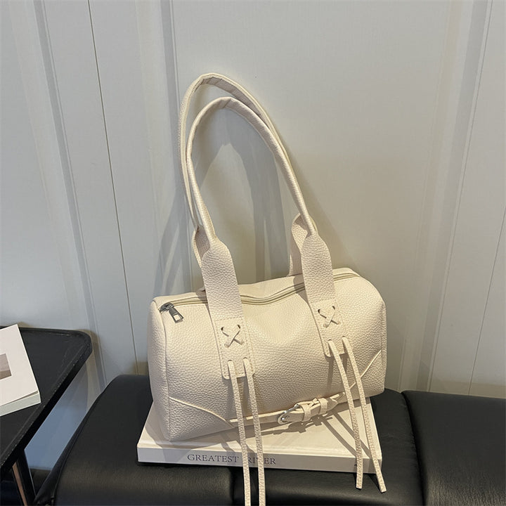 Modern Textured Handheld Satchel