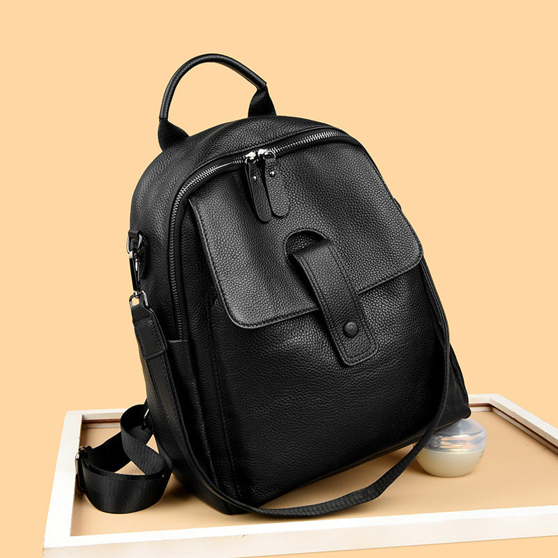 Vegan Leather Multi-Functional Backpack Stornfield