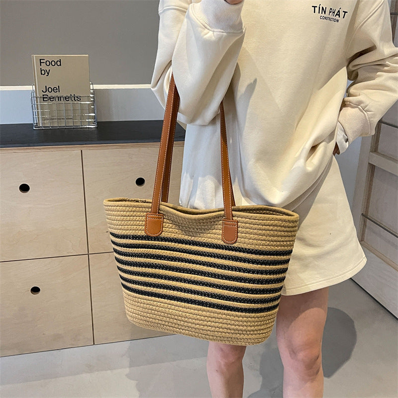 Stylish Striped Beach Tote Stornfield