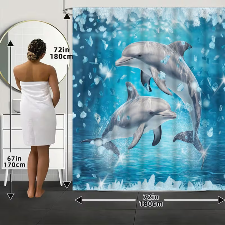Coastal Scene Shower Curtain Stornfield
