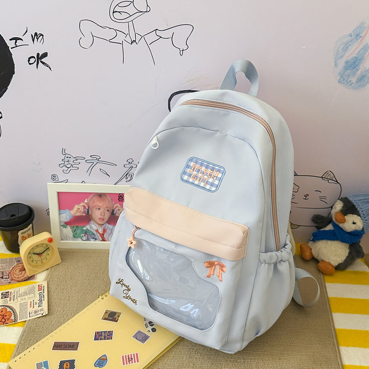 Cute Cartoon-Embellished Mini Backpack Stornfield