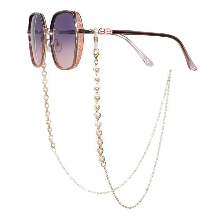 Elegant Pearl-Linked Eyewear Chain Stornfield