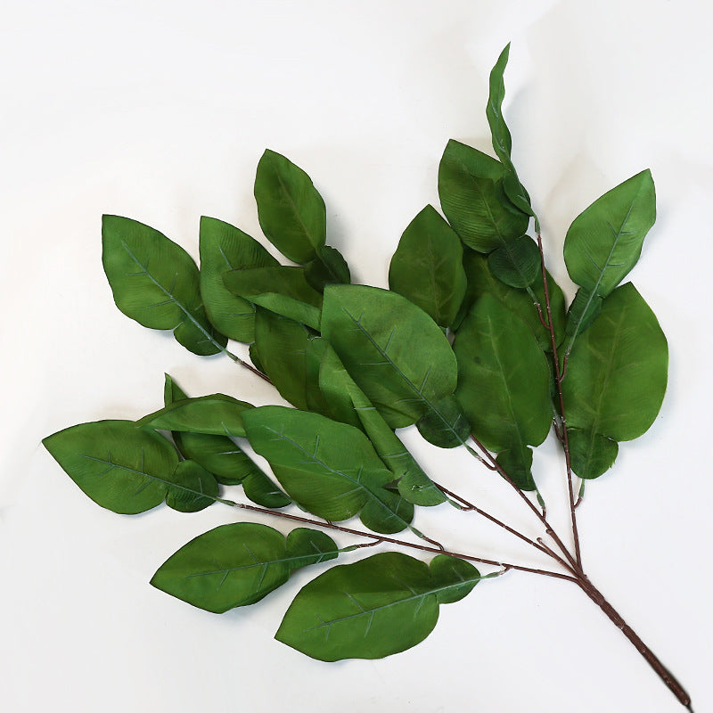 Elegant Faux Leaf Stem Arrangement
