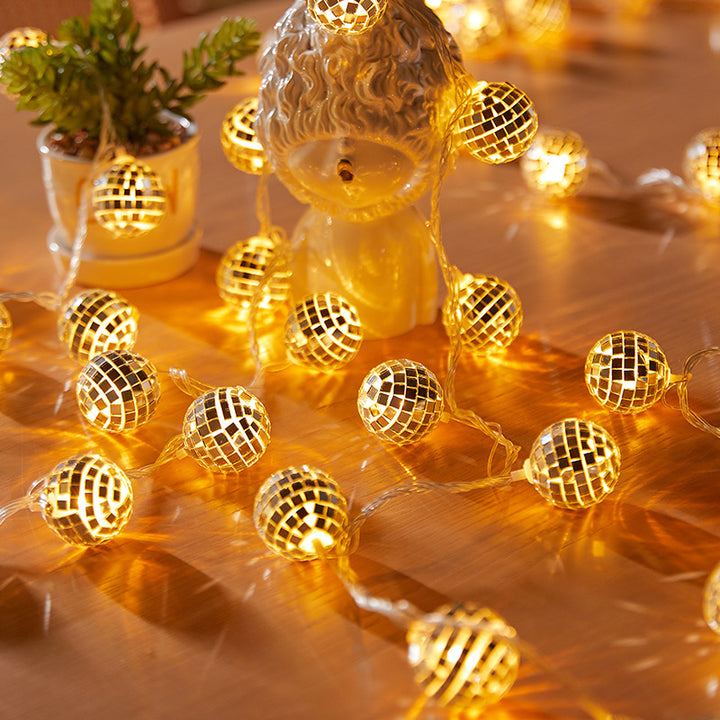 Decorative fairy lights with disco ball design Stornfield