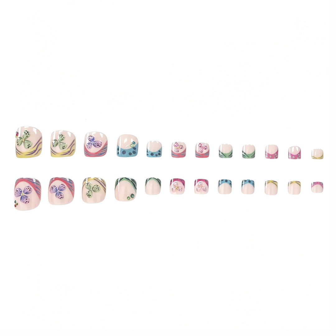 Floral-Inspired Acrylic Nail Art Enhancements Stornfield