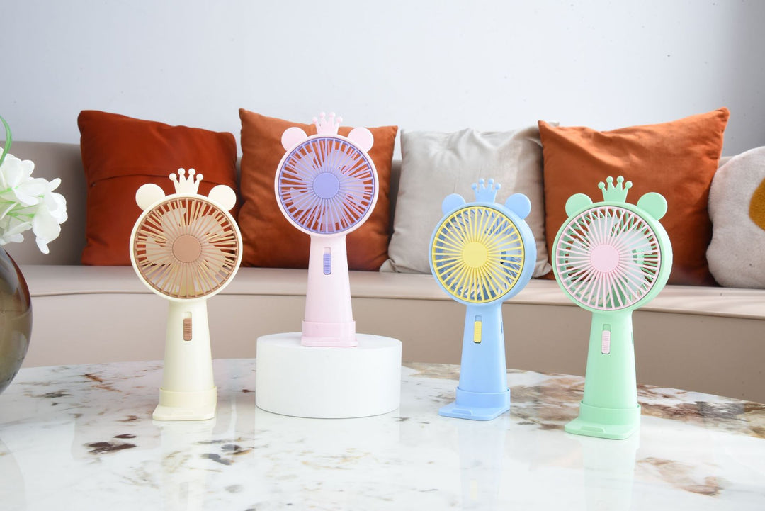 Women's Portable Mini Table Fan with Foldable Design Stornfield