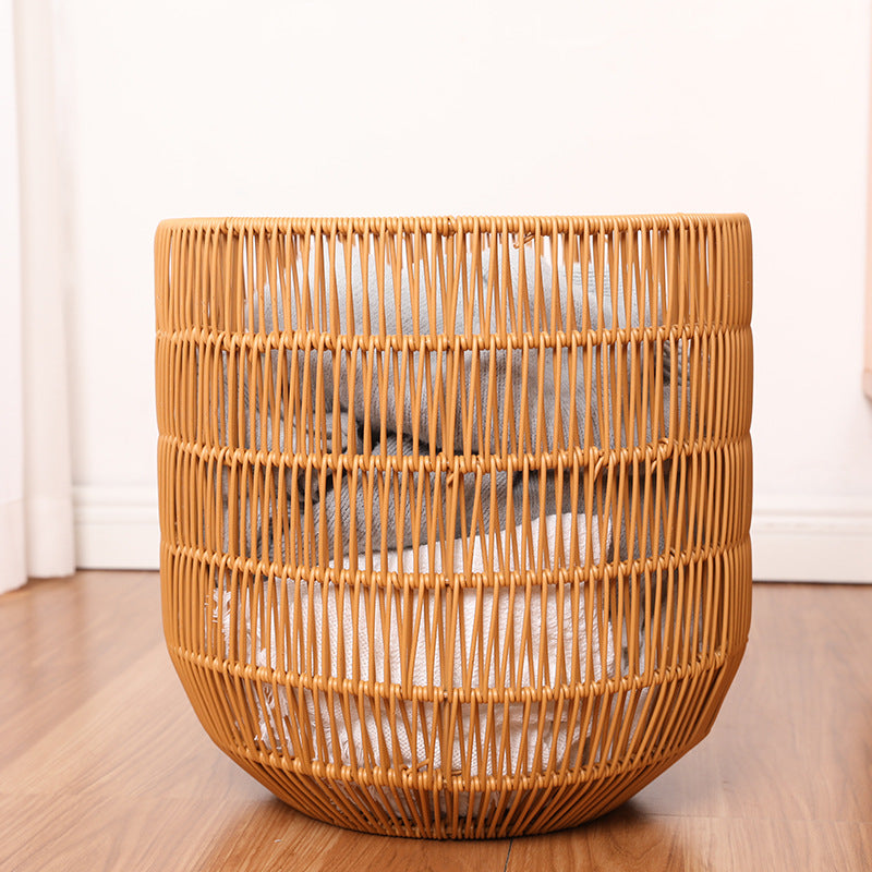 Woven Storage Basket with Handles Stornfield