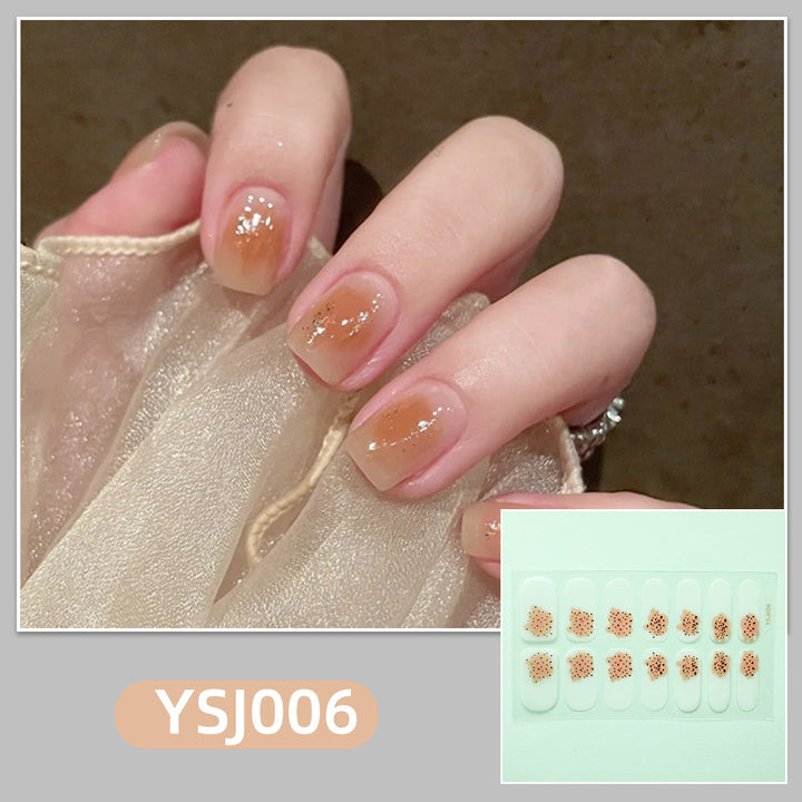 Artistic nail decoration with glitter details Stornfield