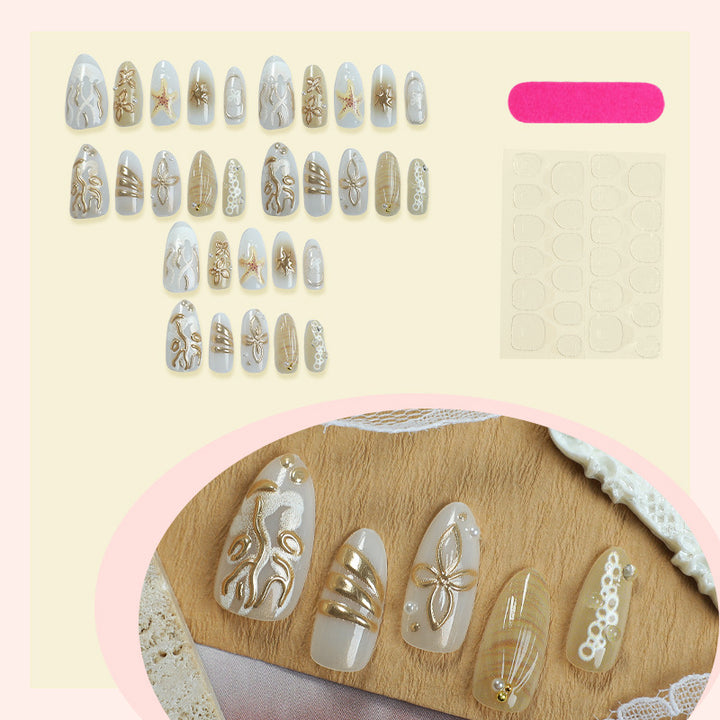 Artistic Stylish Press-On Nail Art Set