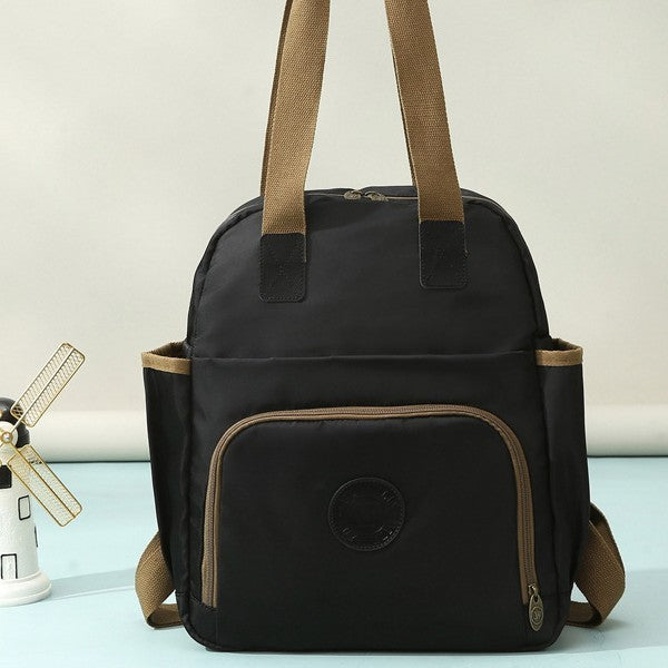 Floral Print Multi-Functional Backpack Stornfield