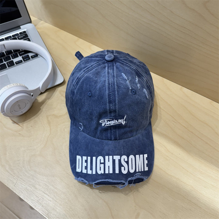 Men's Distressed Casual Cotton Cap Stornfield
