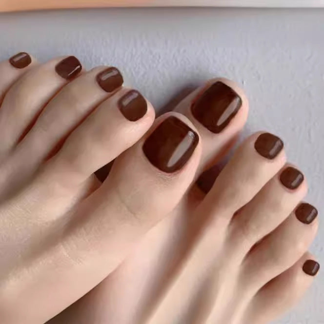 Glossy Premium Press-On Toenails Stornfield