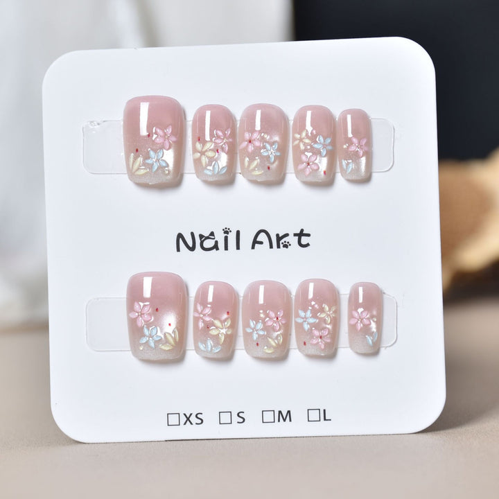 Floral Art Press-On Nail Extensions Stornfield