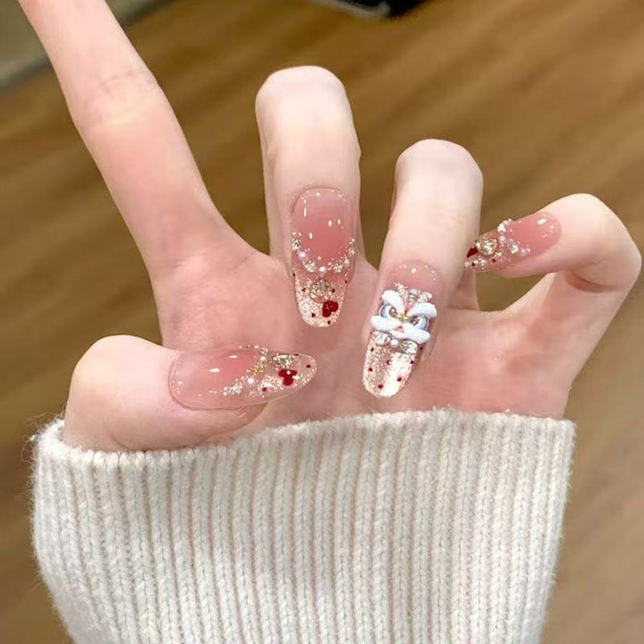 Luxury Decorative Press-On Nails Stornfield