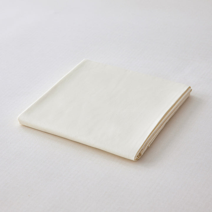 Luxury Brushed Cotton Flat Sheet with Breathable Percale Weave