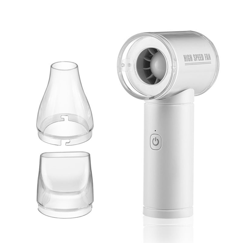 Women portable high-speed handheld fan with interchangeable attachments Stornfield