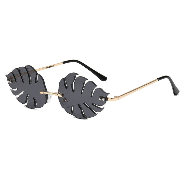 Ladies fashionable sunglasses with striking leaf design Stornfield
