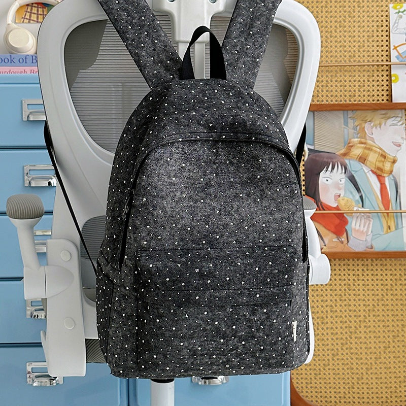 Casual Lightweight Backpack with Polka Dot Design Stornfield