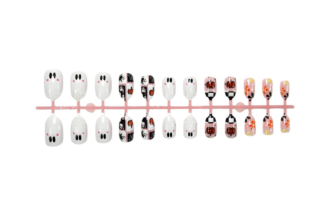 Artificial nail set with seasonal Halloween motifs Stornfield