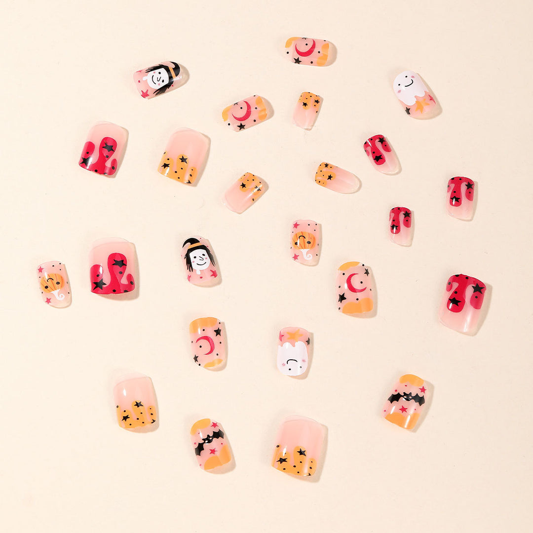 Halloween-Themed Whimsical Nail Art Set Stornfield