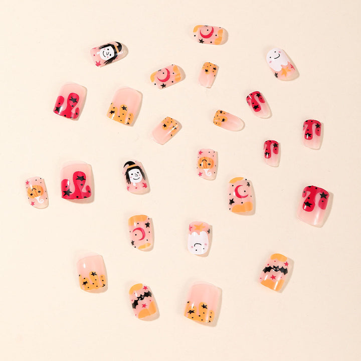 Halloween-Themed Whimsical Nail Art Set Stornfield