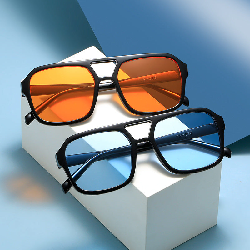 Clear Lens Square Frame Sunglasses Stornfield