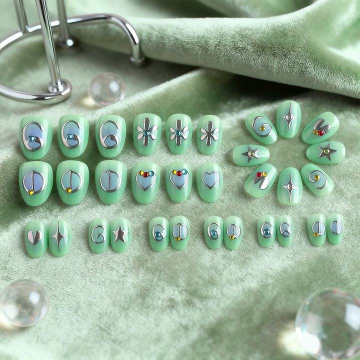 Artistic Embellished Nail Art Stornfield